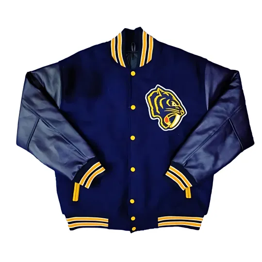 Nashville Predators Men’s  Varsity Jacket Navy Blue (Not Satin, Not Wool, Not Leather)