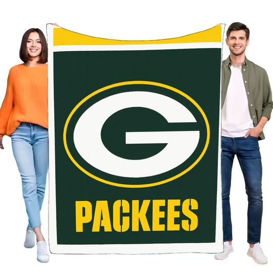Green Bay Packers Blanket Large Cozy Throw Soft Fleece Perfect for Fans Sports Decor  Great for Living Room or Bedroom Gift Idea