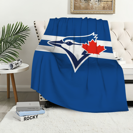 Discover Toronto Blue Jays Baseball Blanket Blanket for Couch Sofa Travel Home Hiking Picni Bed Beding Flannel Blanket birthday gift