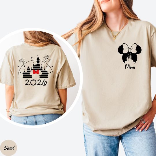 Discover Custom 2026 Disney Trip Shirt Matching Family Disneyworld Tee, Disneyland Vacation Group Tshirt, Disney Family Trip Tee, Mickey Minnie Shirt