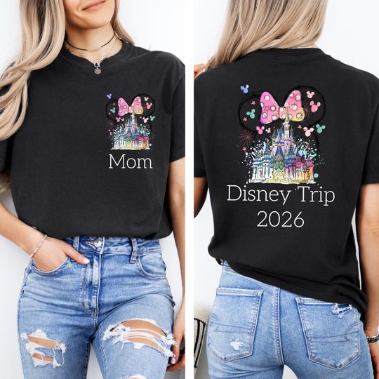 Discover Custom Disney Vacation Shirt, 2026 Family Vacation Tshirt, Disney Trip 2026 Tee, Disneyland Apparel, Disney Couple Top, Vacation Trip Gift