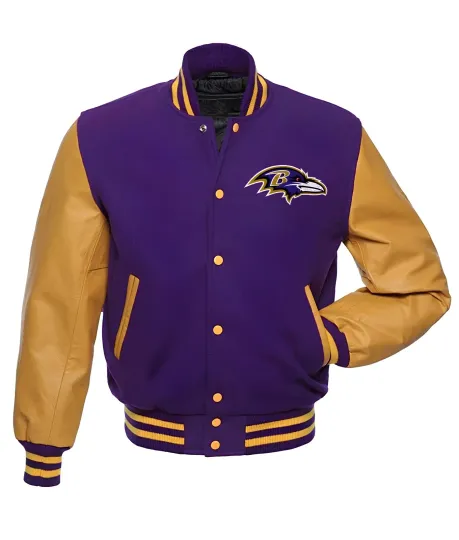 Discover Baltimore Purple Body Gold Jacket  (Not Satin, Not Wool, Not Leather)