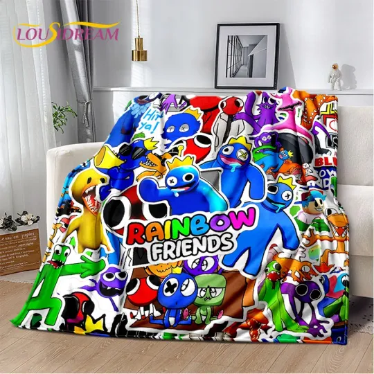 29 Style New R-Rainbows Friends Cartoon Blanket,Soft Throw Blanket for Home Bedroom Bed Sofa Picnic Travel Office Cover Rest Kid