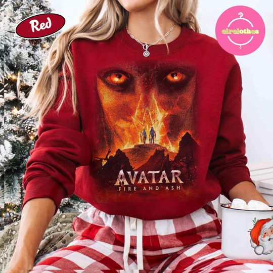 Discover Avatar Fire and Ash Sweatshirt, Sci-Fi Movie Fan Gift