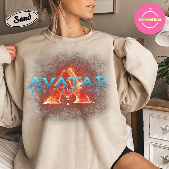 Discover Avatar Fire and Ash Sweatshirt, Sci-Fi Movie Fan Gift