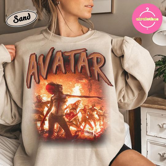 Discover Avatar Sweatshirt, Fire & Ash Movie Sweatshirt