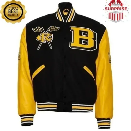 Discover Mens Bowie State University Campus Remix Varsity Jacket (Not Satin, Not Wool, Not Leather)