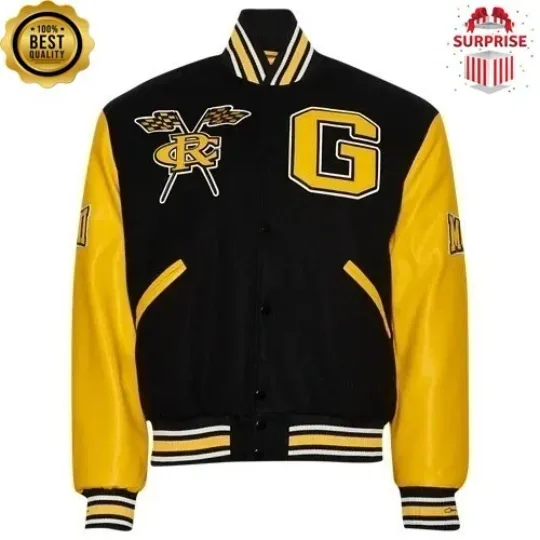 Men's Grambling State University Campus Remix Varsity Jacket (Not Satin, Not Wool, Not Leather)