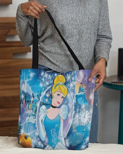 Discover Cinde Princess Tote Bag, Disney Girl Bag Lovers Gift