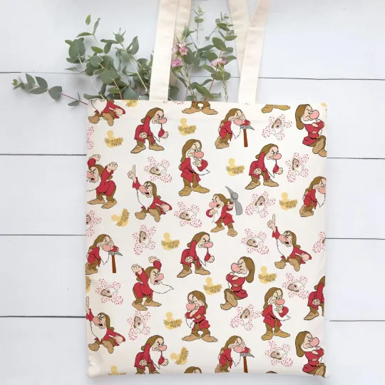 Discover Disney Grumpy Tote Bag, Grumpy Dwarf Bag, Grumpy Lovers Gift