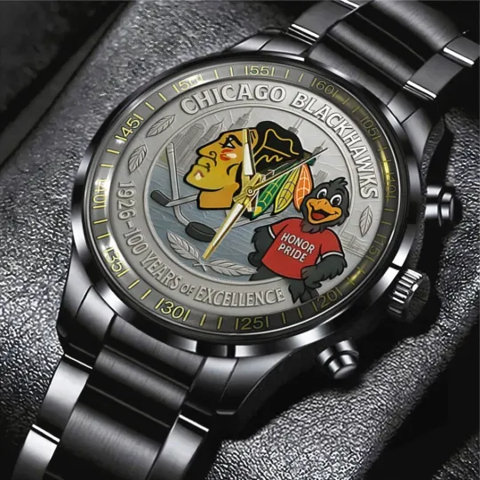 Discover Blackhawk 100th Anniversary 2026 Black Stainless Steel Watch