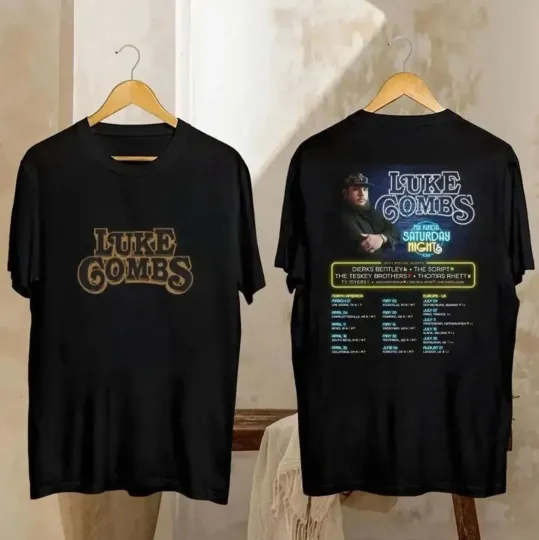 Discover Lukee Comb My Kinda Saturday Night 2026 Tour Shirt, Country Music Concert T Shir