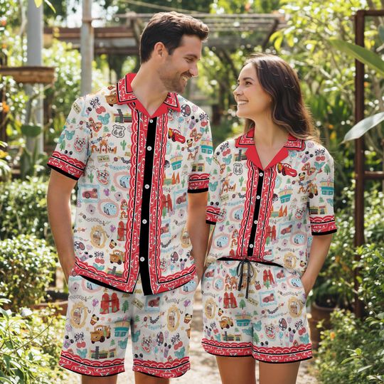 Discover Disneyland Cars Hawaiian Shirt, Hawaii Trip Shirt, Disneyland Cars Movies Hawaii Shirts, Disneyland Beach Hawaii Shirt, Cars Land Shirt