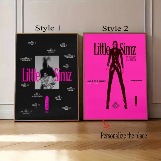 Discover Little Simz The Lotus Tour 2026 Poster – Personalized Concert Print