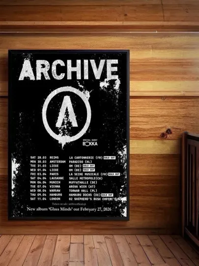 Discover Archive March & April Tour 2026 Poster