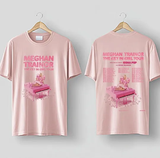 Discover Meghan Trainor The Get In Girl Tour 2026 North America T-shirt