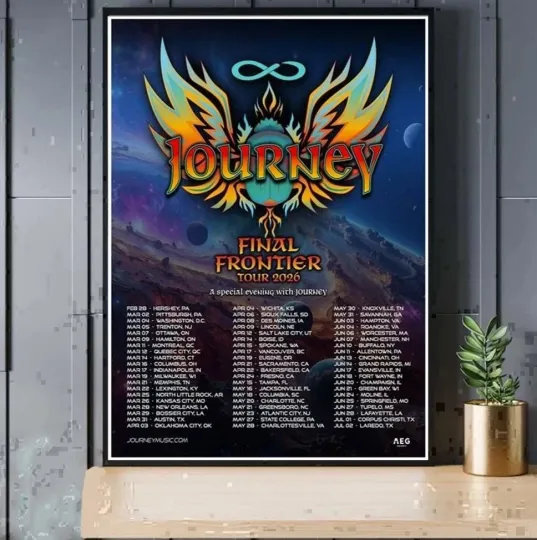 Discover Journey Final Frontier Tour 2026 Poster