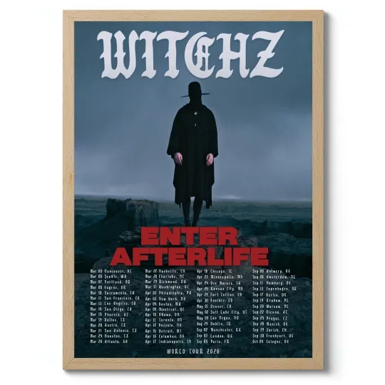 Discover Witchz ENTER AFTERLIFE Tour 2026 Poster