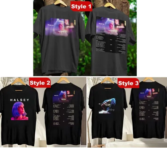 Discover Halsey Tour 2025 2026 Back to Badlands the Concert T-Shirt Multicolor FAST SHIP