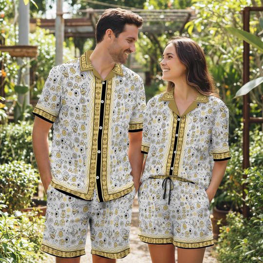 Discover Winnie The Pooh Hawaiian Shirt, Pooh And Friends Hawaiian Shirt, Pooh Aloha Shirt, Pooh Bear Shirt, Disneyland Family Vacation Hawaiian