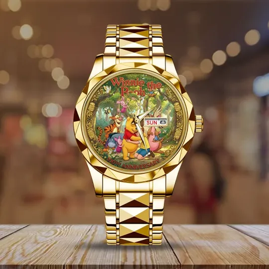 Discover Winnie-the-Pooh 100th Anniversary Alloy Luxury Quartz Watch