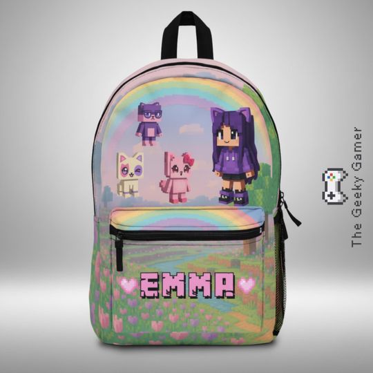 Discover Personalized Gamer Girl Backpack, Gaming Backpack