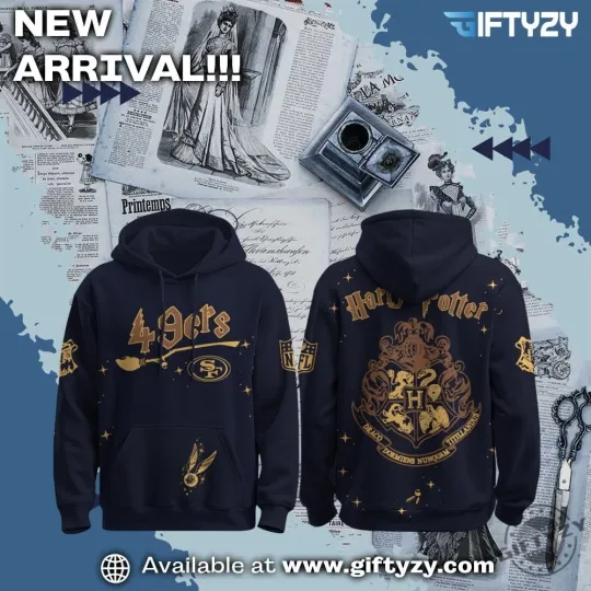 Discover SanFrancisco 49Er Ho.gwarts School Harry 1Potter Night 3D Hoodie