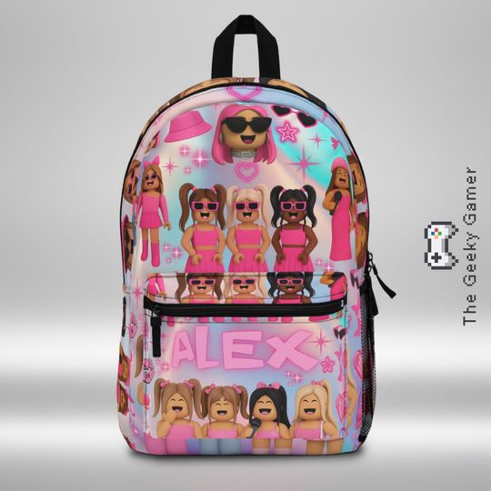 Discover Personalized Gamer Girl Backpack, Gaming Backpack