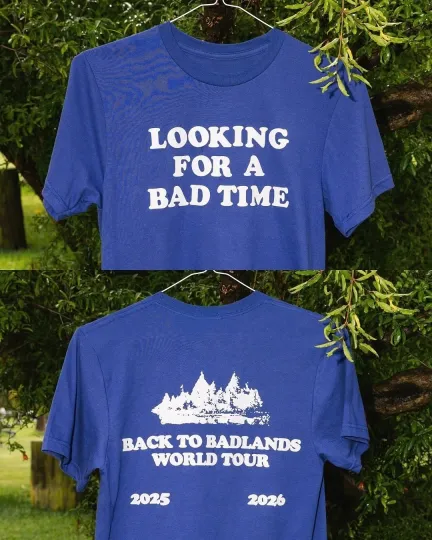 Discover NEW!!! Halsey Back To Badlands Merch Decade Tour 2025 2026 reprint T-Shirt
