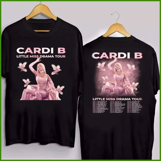 Discover REPRINT - Cardi B Inspired Little Miss Drama Tour Merch 2026 New T-Shirt