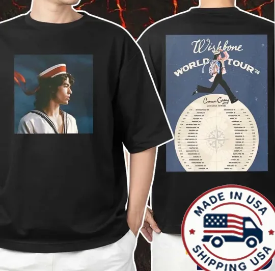 Discover Conan Gray Wishbone World Tour 2025-2026 T-Shirt