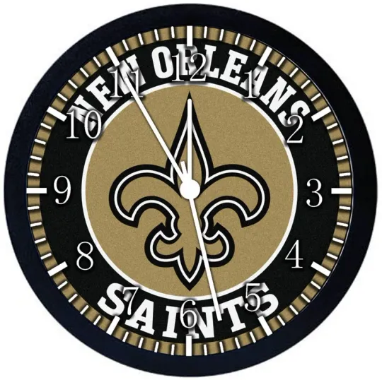 New Orleans Saints Wall Clock