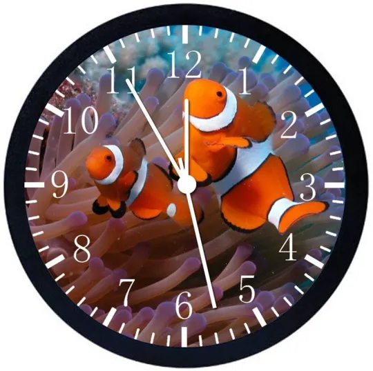 Discover Tropical Ocean Underwater Wall Clock