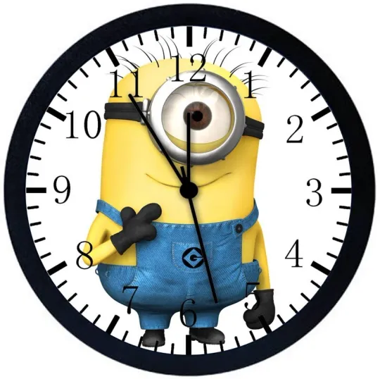 Discover Minions Wall Clock