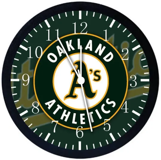 Discover Oakland Athletics Wall Clock