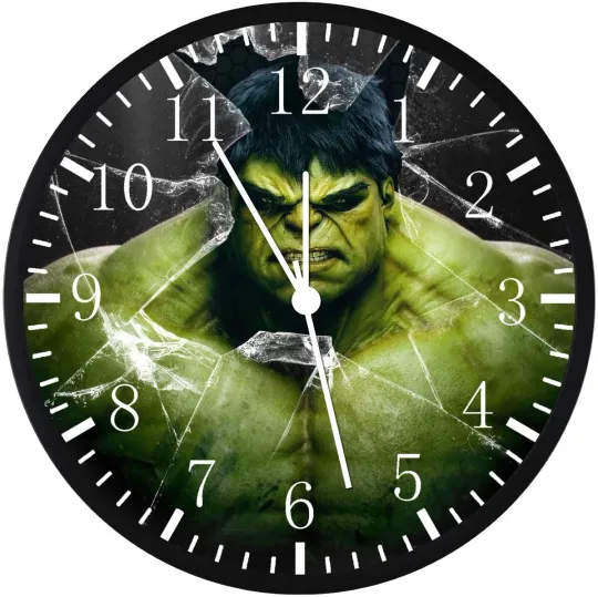 Hulk Superhero Wall Clock