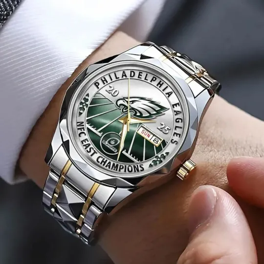 Discover Eagle 2025 East Division Champions Alloy Luxury Quartz Watch