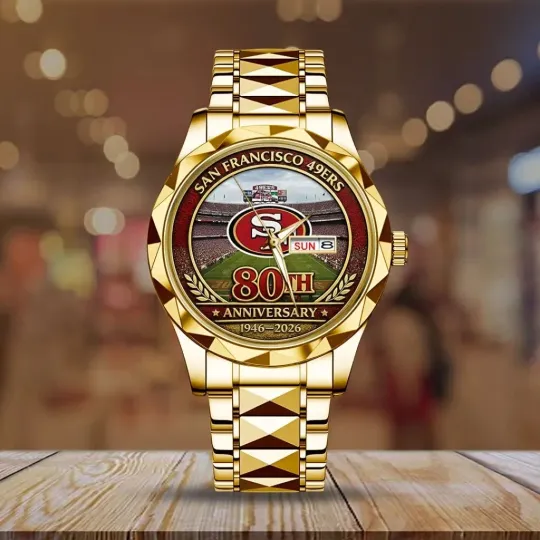 Discover 49-ers 80th Anniversary 2026 Alloy Luxury Quartz Watch