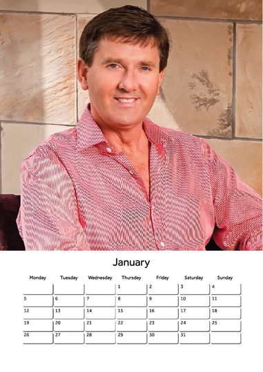 Daniel O Donnell 2026 Wall Calendar