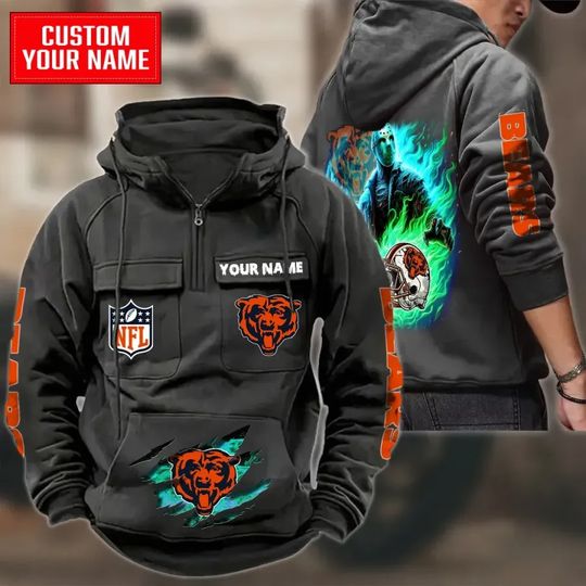 Chicago Bears Halloween Cargo Hoodies