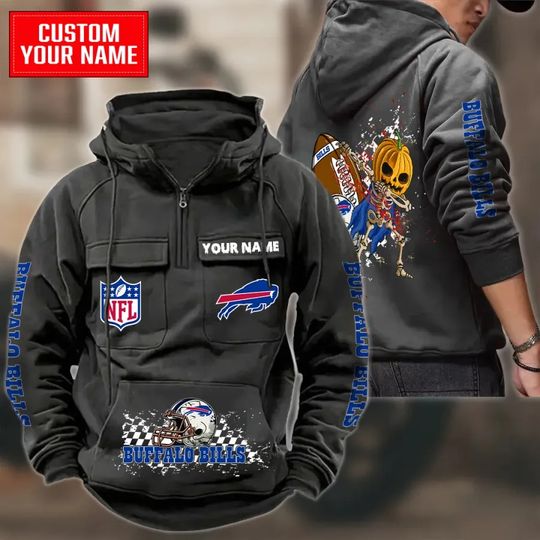 Buffalo Bills Halloween Cargo Hoodies