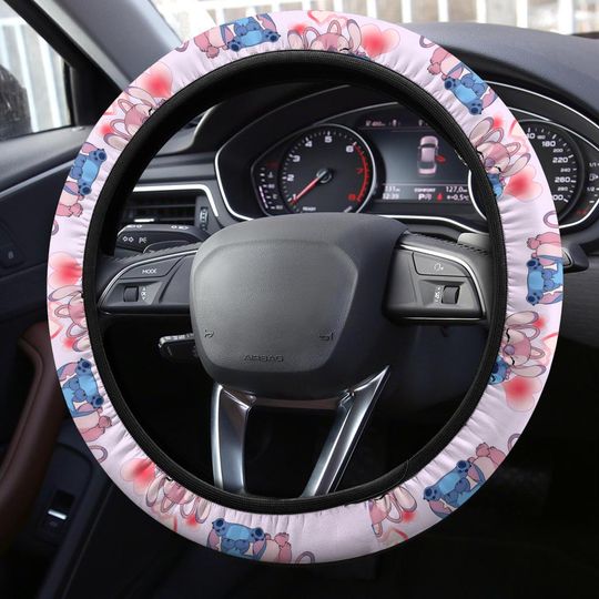 Lilo And Stitch Aloha Angel Disney Steering Wheel Cover