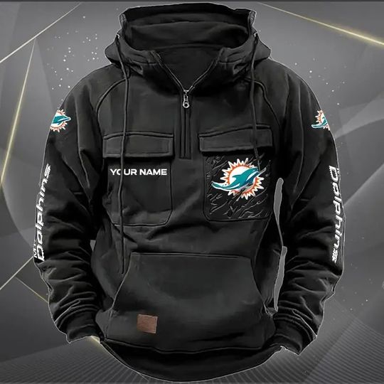 Miami Dolphins Cargo Hoodies