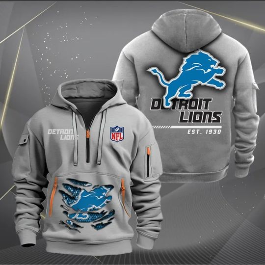 Detroit Lions Tactical Hoodies