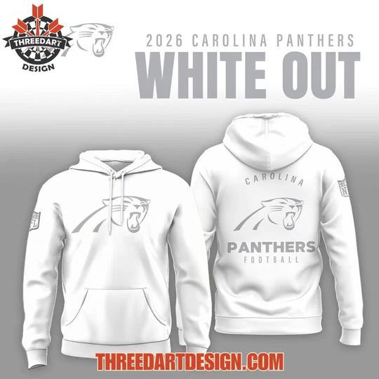 Discover Carolina White Out 3D Hoodie 2026 AOP Fan Gear Edition