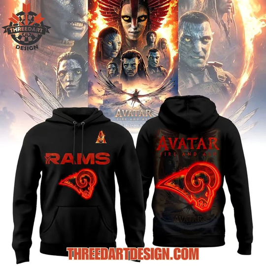 LA Rams Avatar 3 3D Hoodie 2026 All Over Print Fan Streetwear