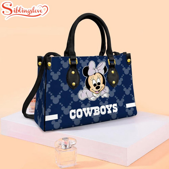 Discover Dallas Cowboys football Minnie Baby Cute Leather Handbag