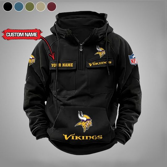 Minnesota Vikings Cargo Hoodies