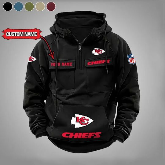 Kansas City Chiefs Cargo Hoodies