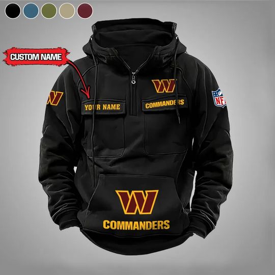 Washington Commanders Cargo Hoodies